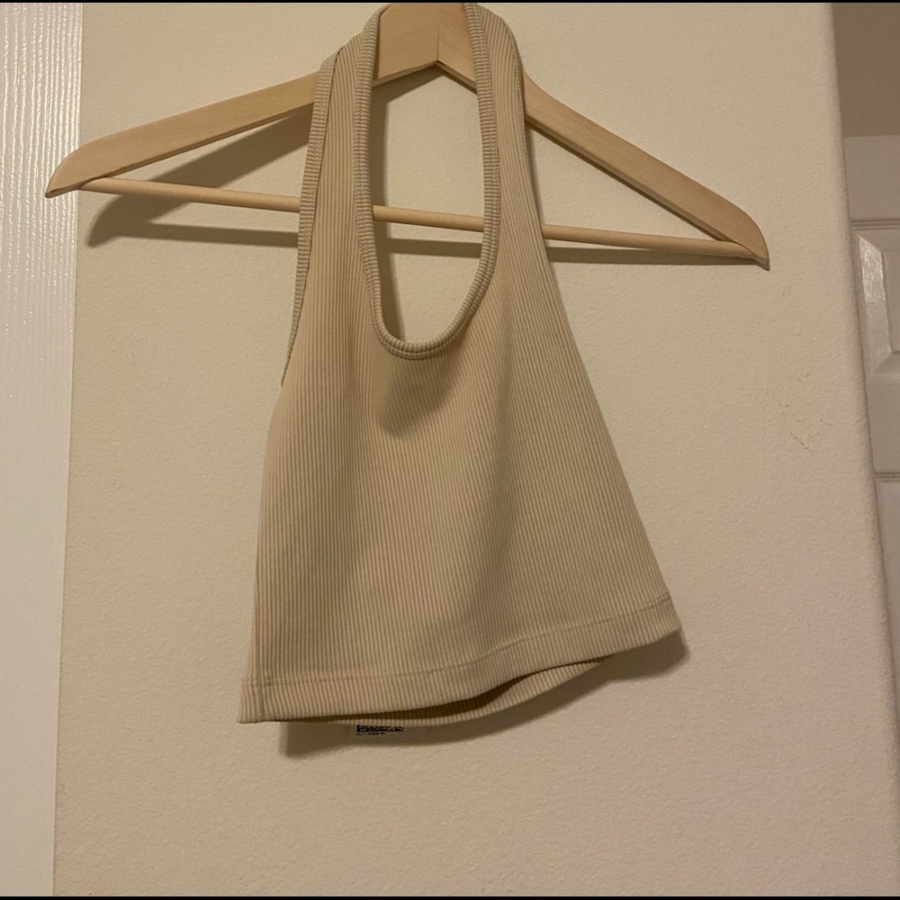Hm beige halter top